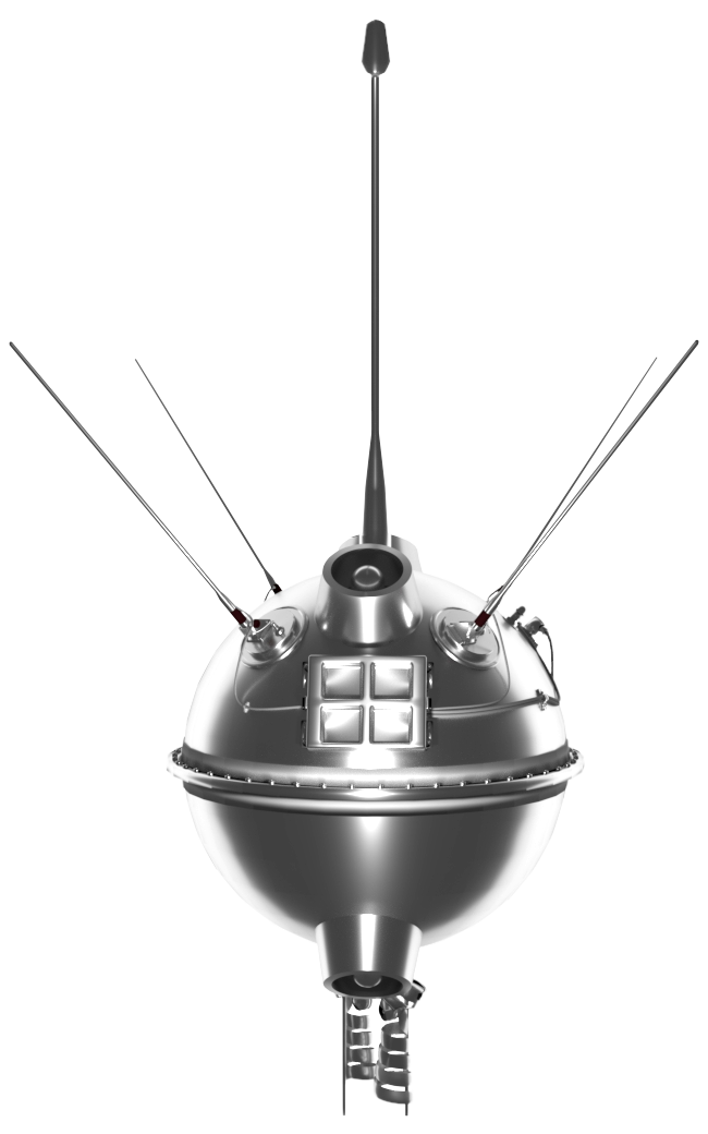 Modell der sowjetischen Mondsonde Lunik/Luna 2
