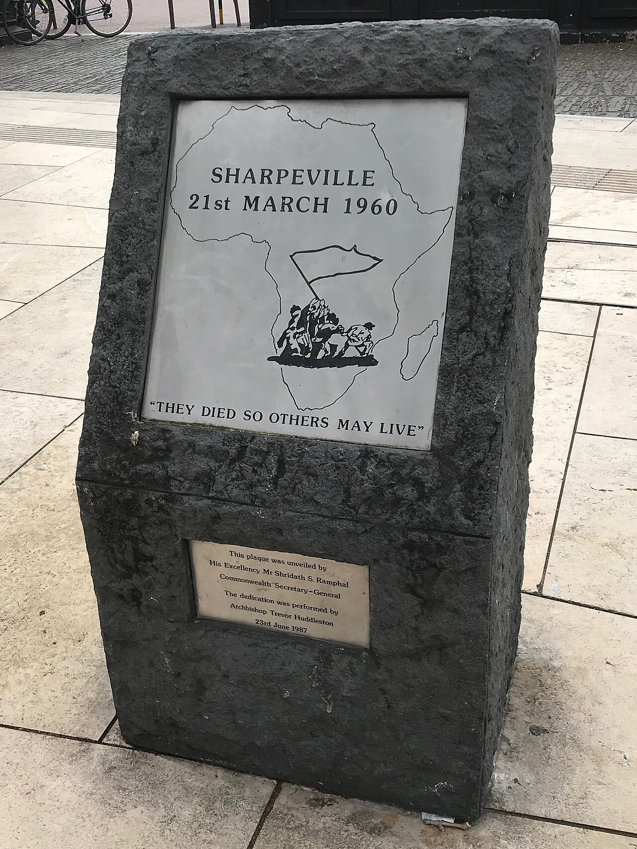 Denkmal für die Opfer des Massakers von Sharpeville