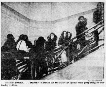 Mario Savios „Bodies upon the gears"-Rede vor der Sproul Hall, Berkeley