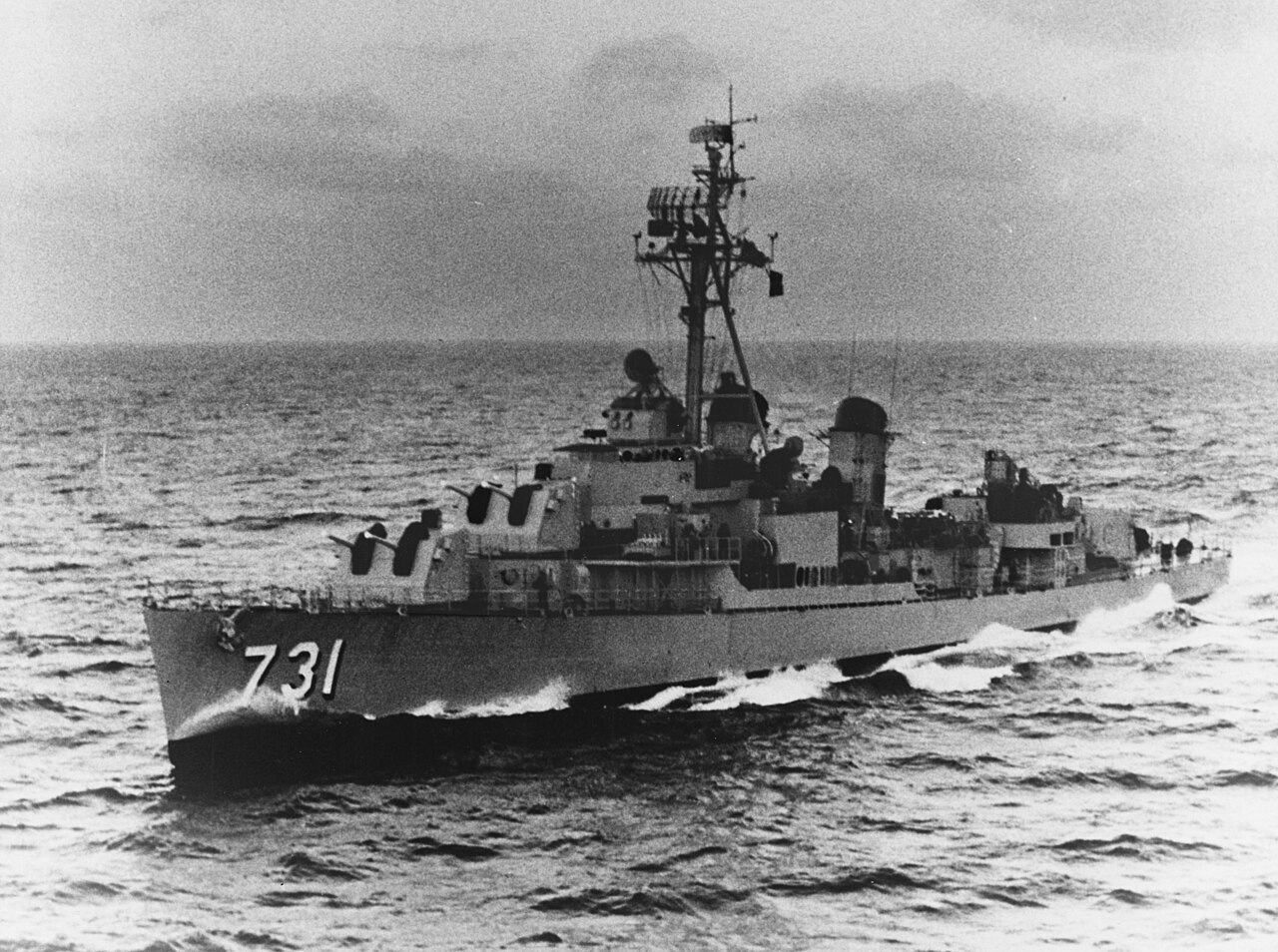 Der Zerstörer USS Maddox, Auslöser des Tonkin-Zwischenfalls