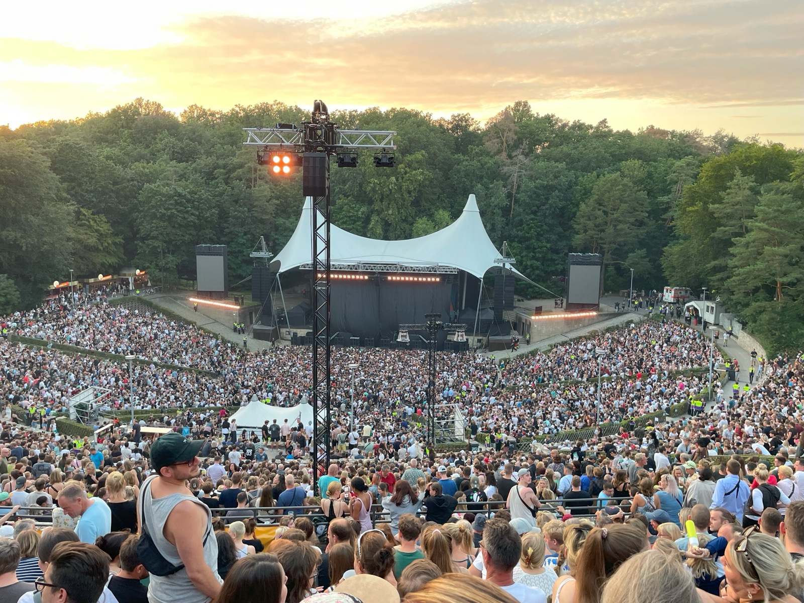 Die Waldbühne Berlin, heutige Aufnahme