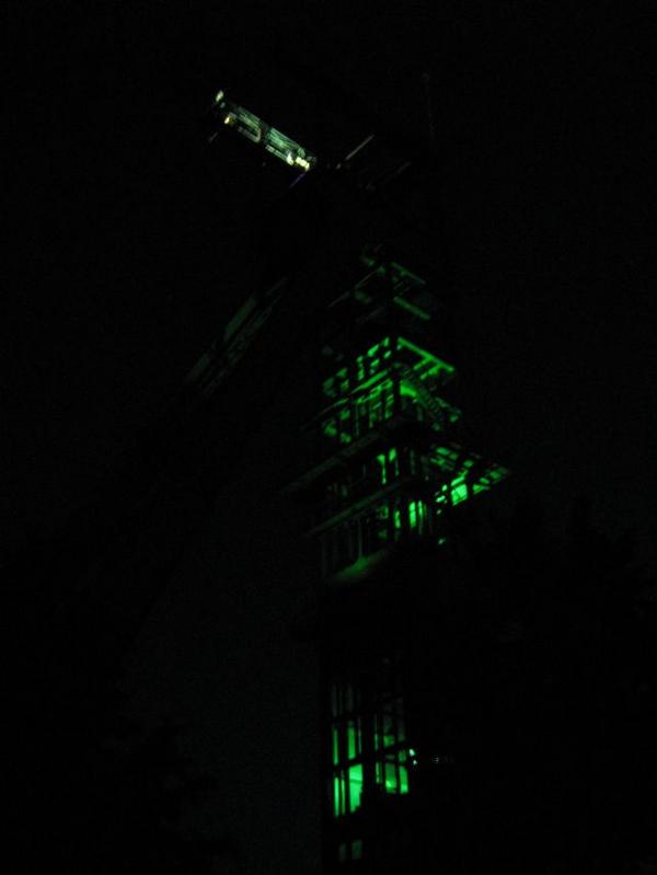 Der Förderturm der Zeche Erin in Castrop-Rauxel — die Ruhrkohle gerät in die Krise