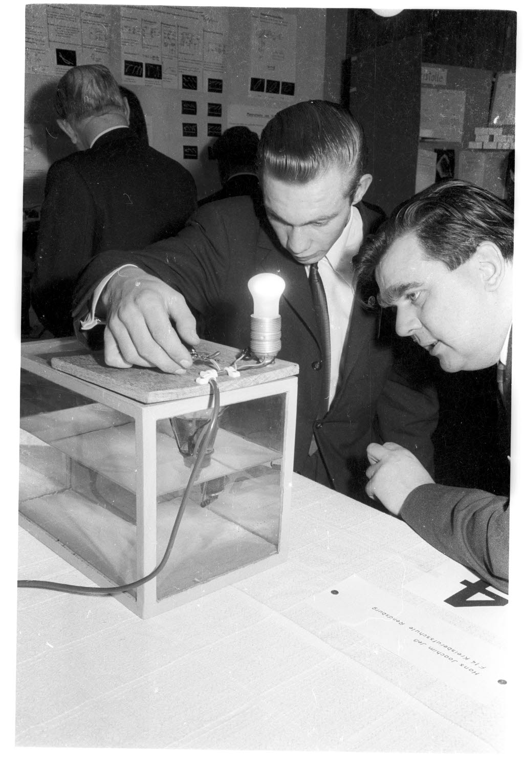 Landeswettbewerb Jugend forscht in Kiel, März 1966