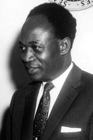 Kwame Nkrumah bei einem Staatsbesuch in den USA