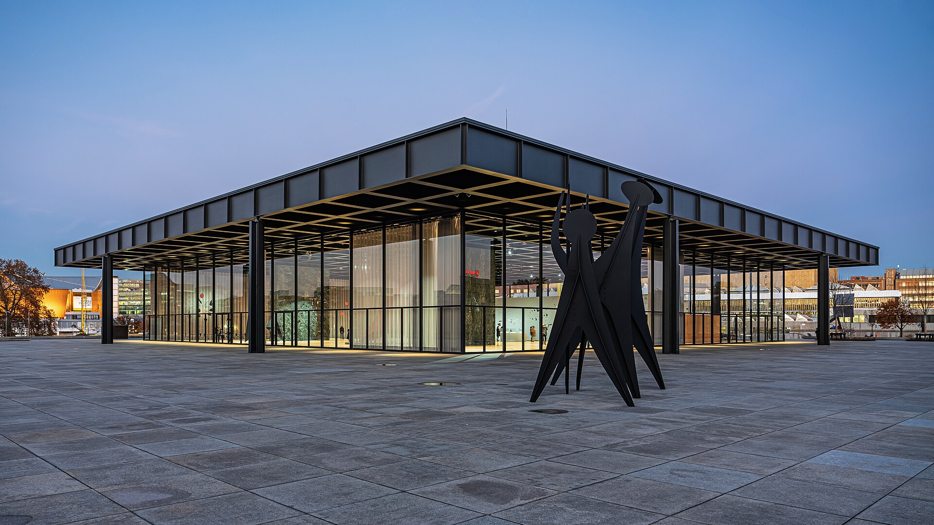 Die Neue Nationalgalerie am Berliner Kulturforum