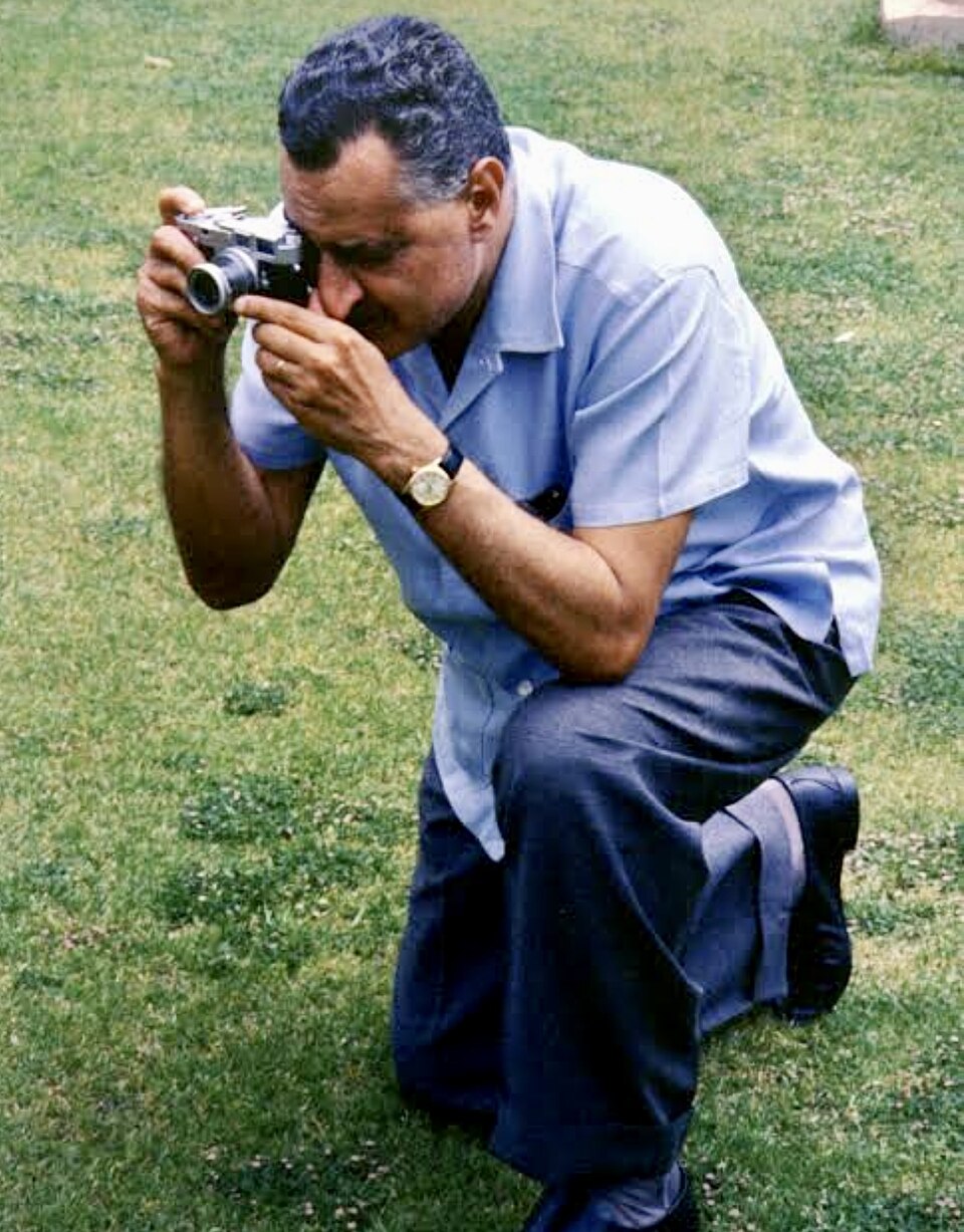 Der ägyptische Präsident Gamal Abdel Nasser