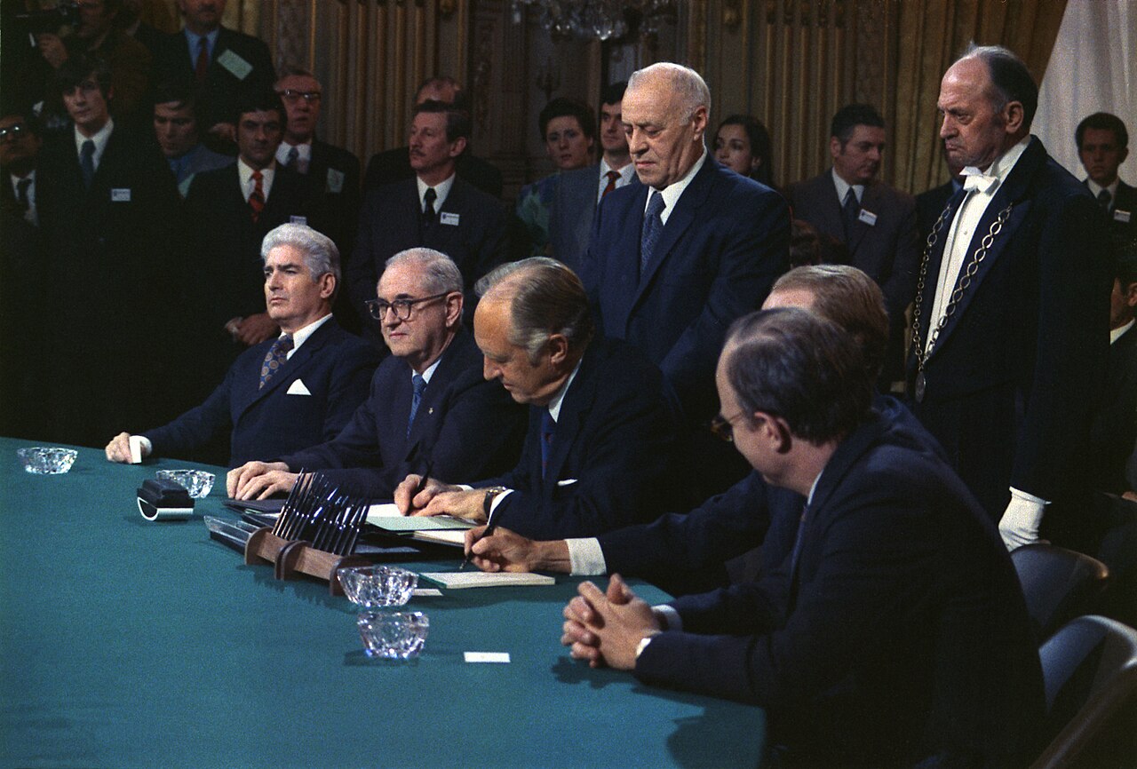 Unterzeichnung des Pariser Vietnam-Abkommens, Januar 1973
