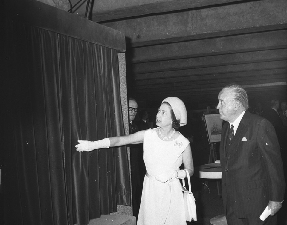 Königin Elisabeth II. eröffnet das Opernhaus von Sydney, 20. Oktober 1973