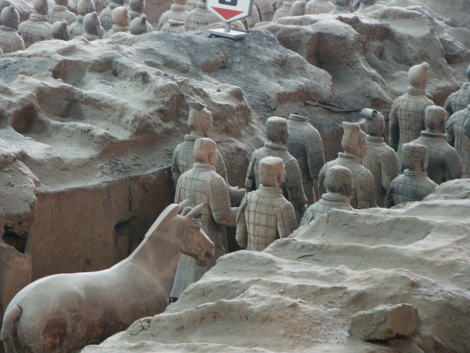 Die Terrakotta-Armee des Kaisers Qin Shihuangdi bei Xi'an