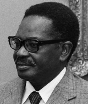 Agostinho Neto, Führer der MPLA, im Jahr 1975