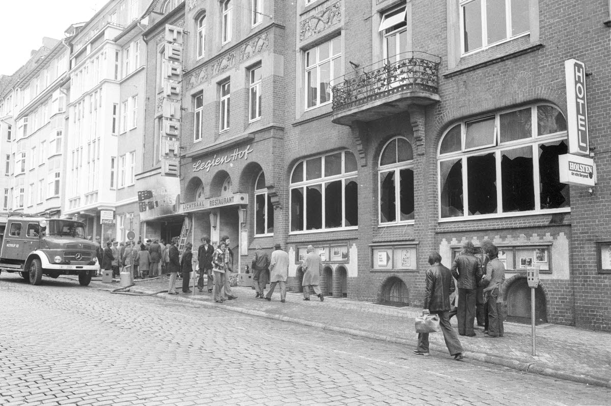 Brand im Legienhof und im Gewerkschaftshaus