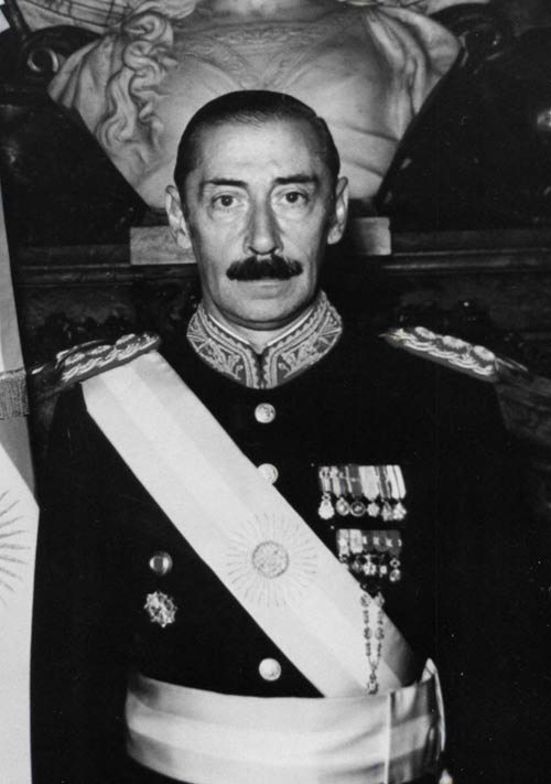Offizielles Porträt von Juntachef Jorge Rafael Videla, 1976