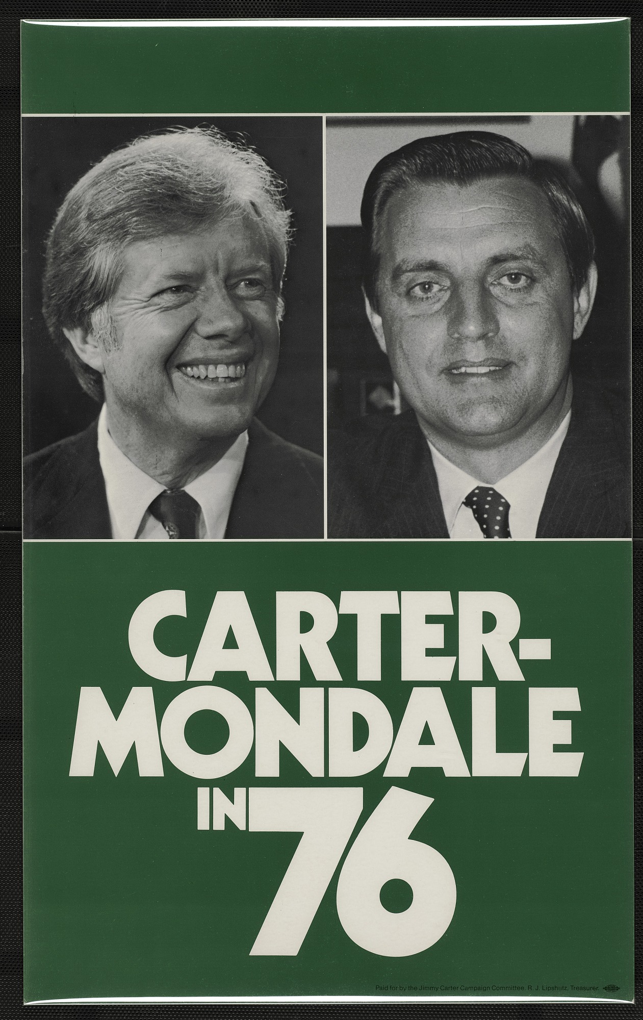 Wahlkampfplakat von Jimmy Carter, 1976