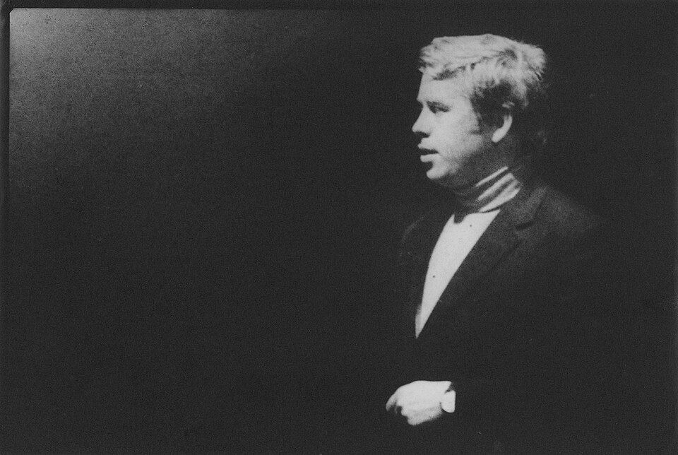 Der Schriftsteller Václav Havel, führender Kopf der Charta 77