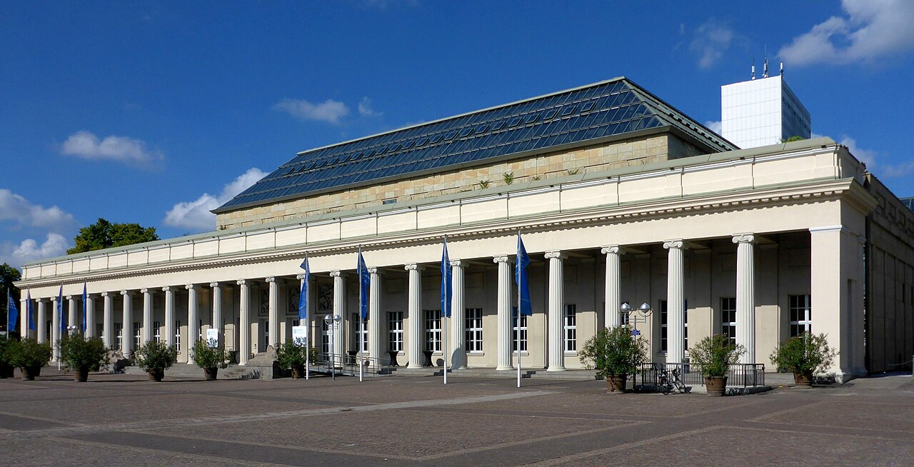 Die Stadthalle Karlsruhe, Gründungsort der Grünen 1980