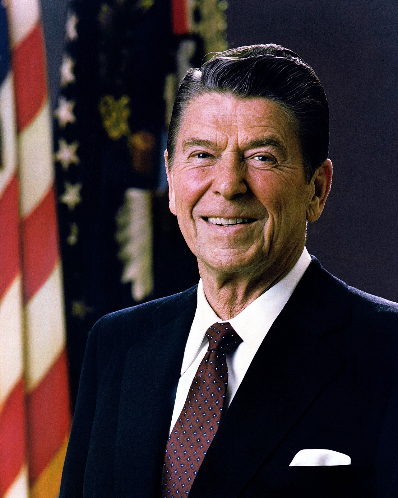 US-Präsident Ronald Reagan, 1981 Ziel eines Attentats