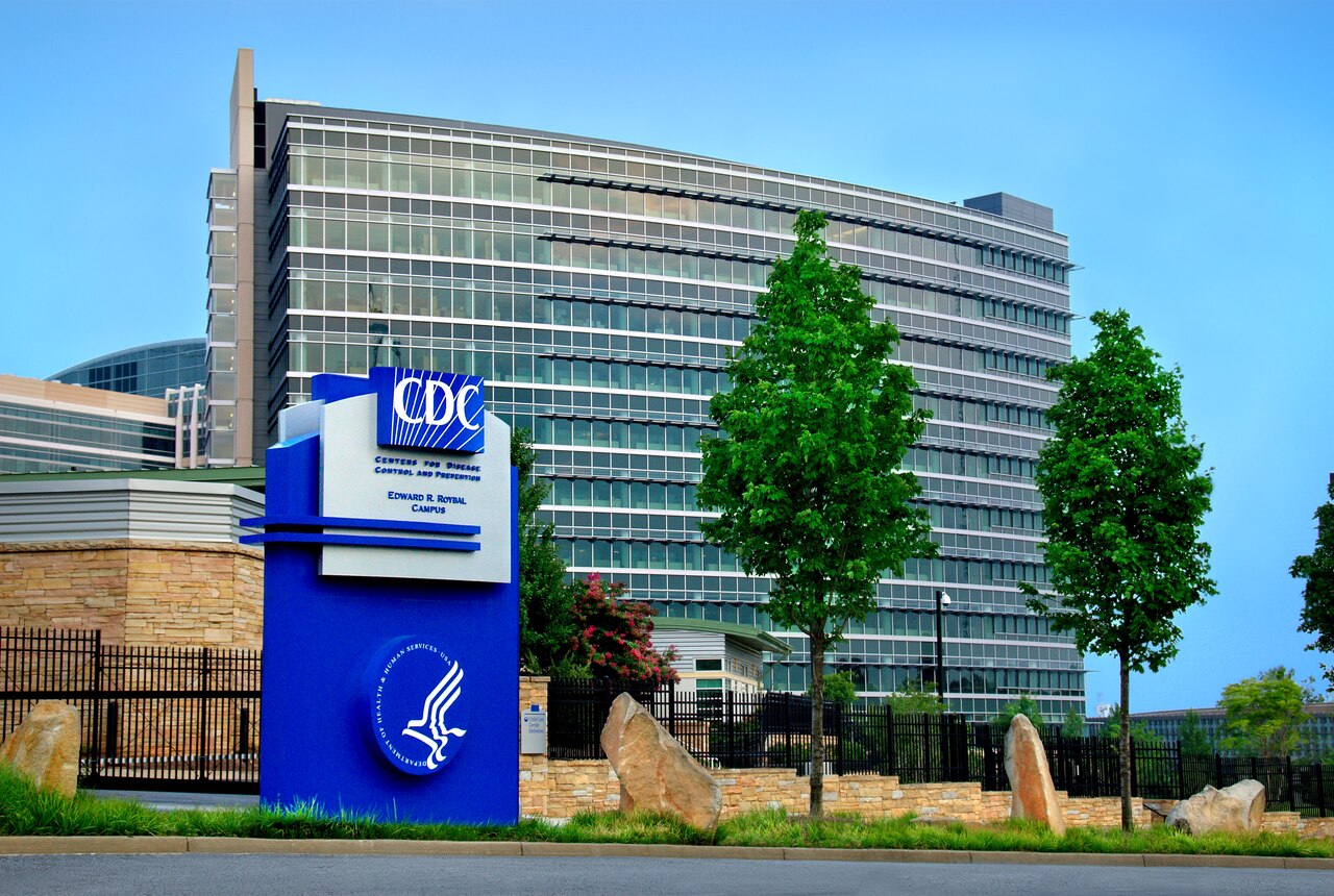 Die Zentrale der US-Seuchenbehörde CDC in Atlanta — 1981 erste Beschreibung von Aids