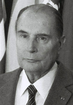 François Mitterrand, 1981 zum Präsidenten Frankreichs gewählt