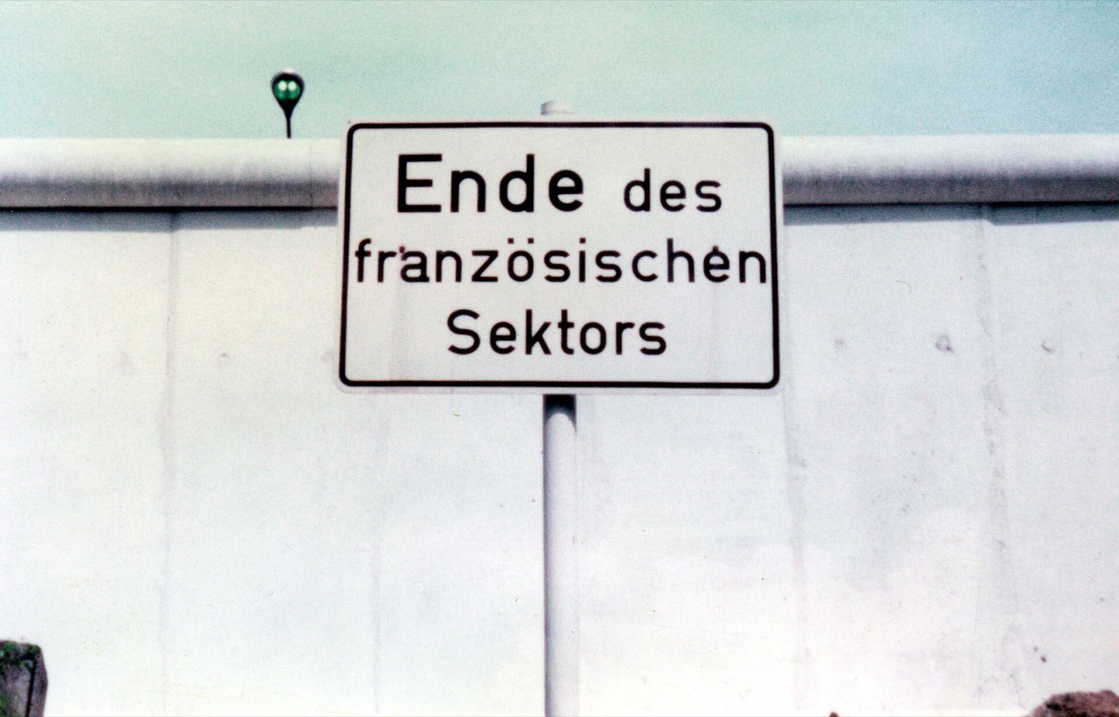Die Berliner Mauer im Jahr 1982