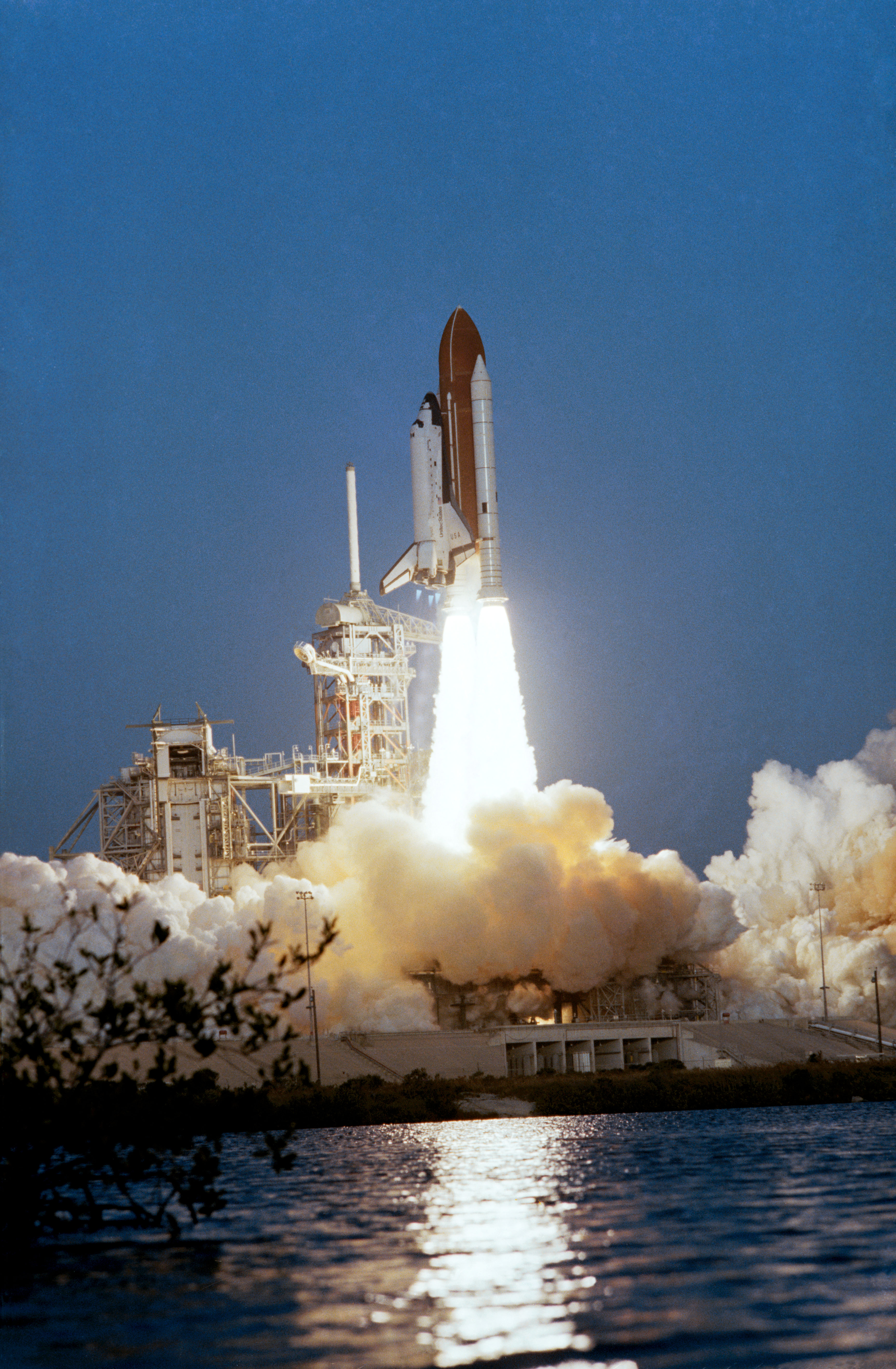 Start der Raumfähre Columbia zur Mission STS-5, 11. November 1982