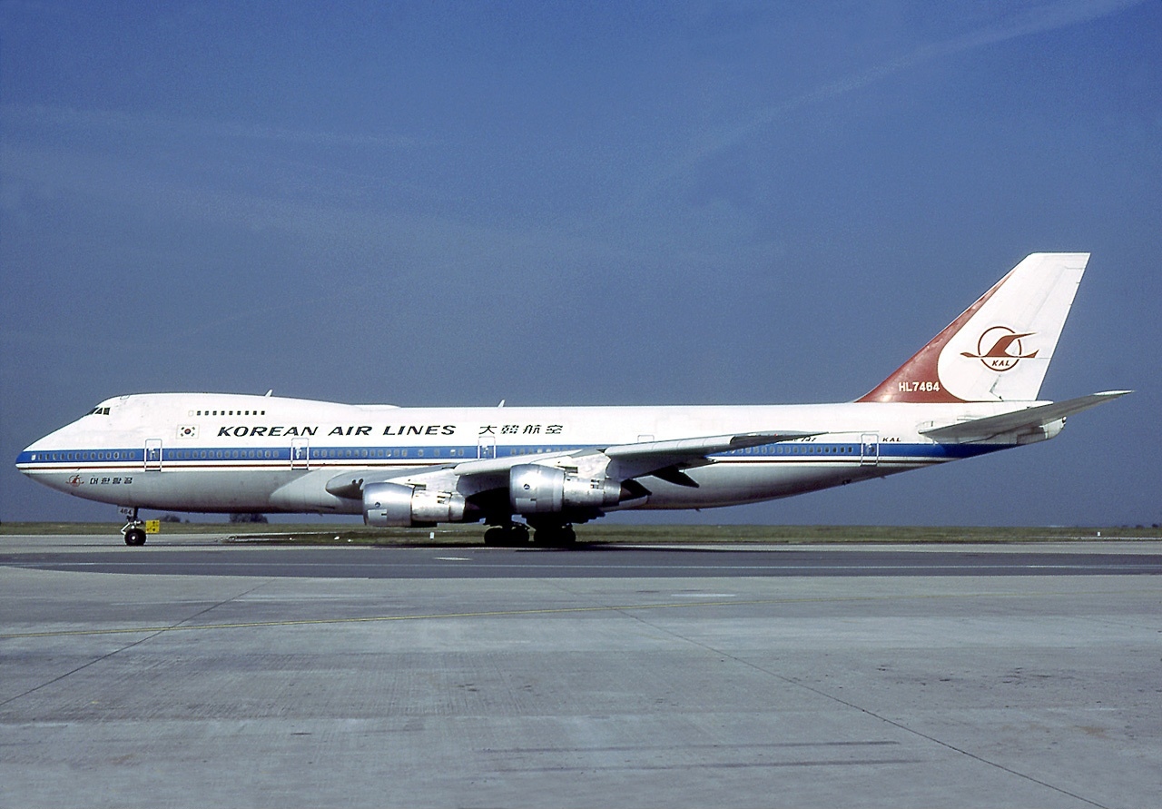 Eine Boeing 747 der Korean Air Lines wie die 1983 abgeschossene Maschine