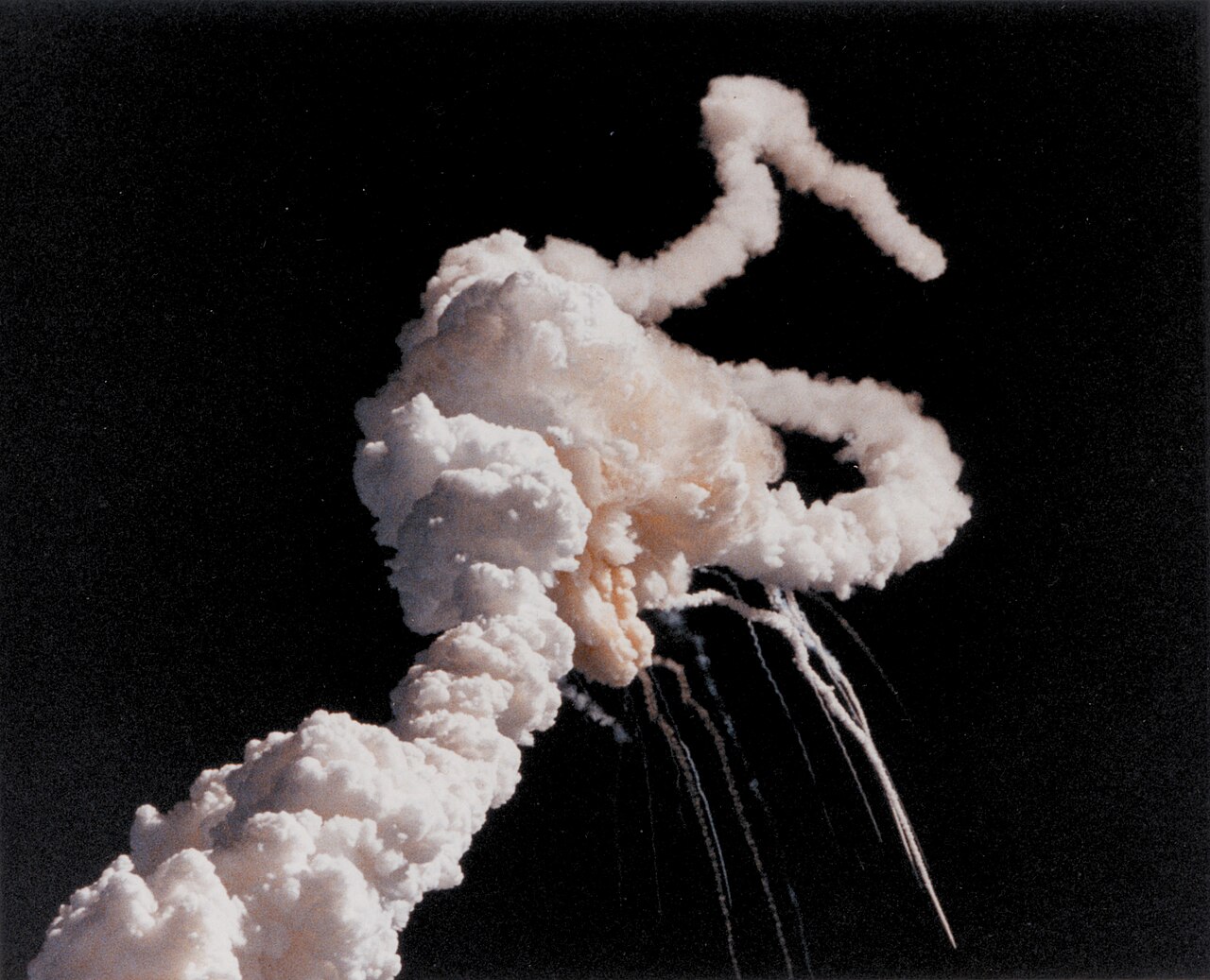 Die Explosion der Raumfähre Challenger, 28. Januar 1986
