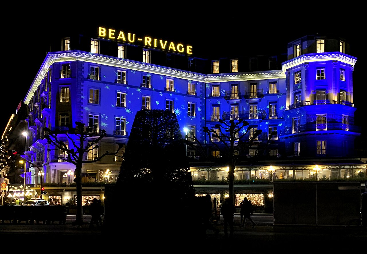 Das Hôtel Beau-Rivage in Genf, wo Barschel tot aufgefunden wird