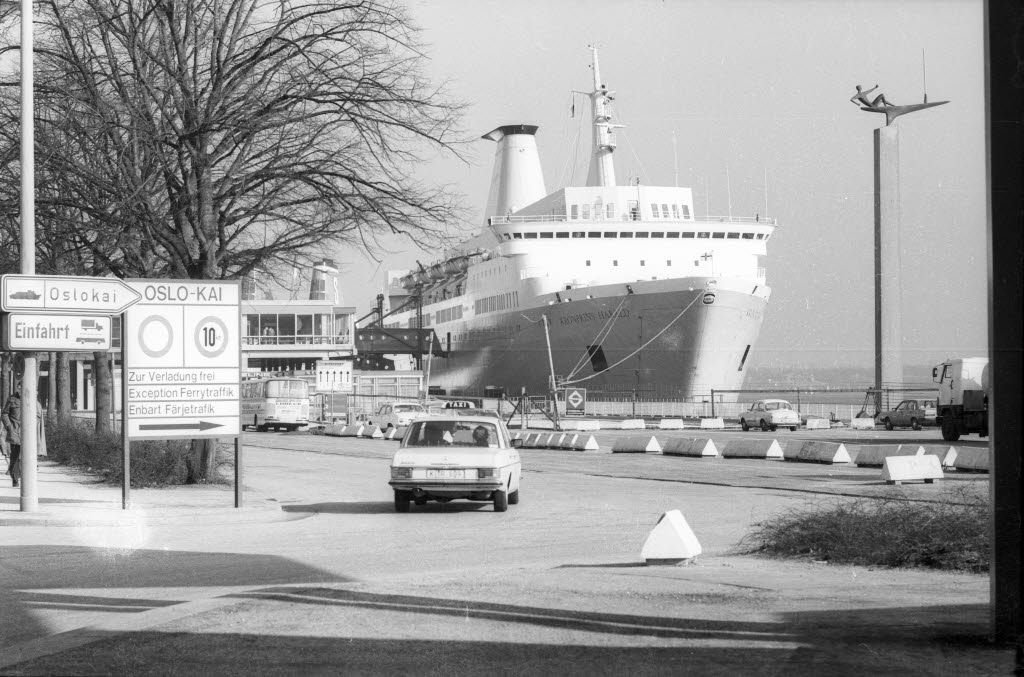 Fährschiff Kronprins Harald am Oslokai