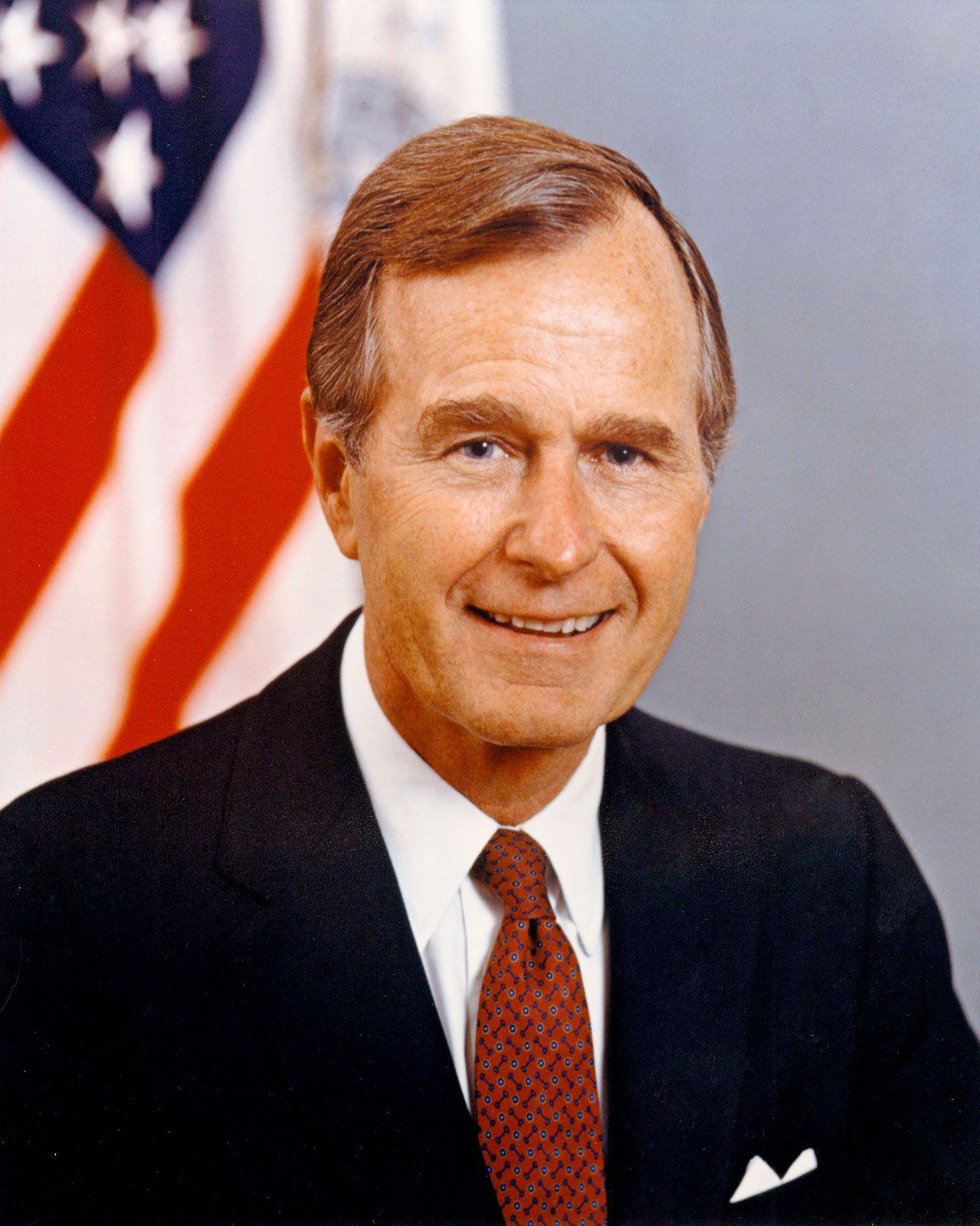George H. W. Bush, 1988 zum US-Präsidenten gewählt