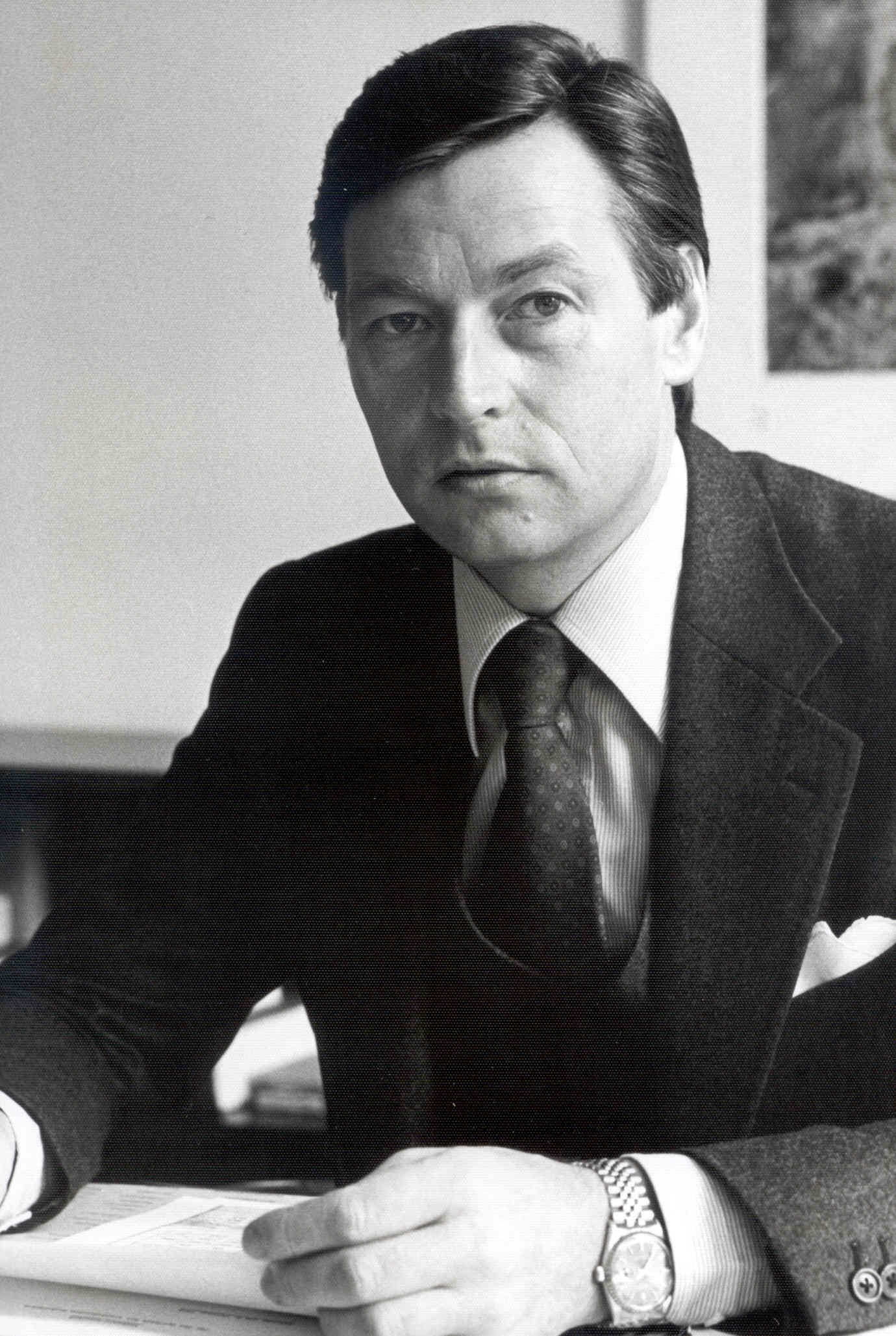 Alfred Herrhausen, Vorstandssprecher der Deutschen Bank