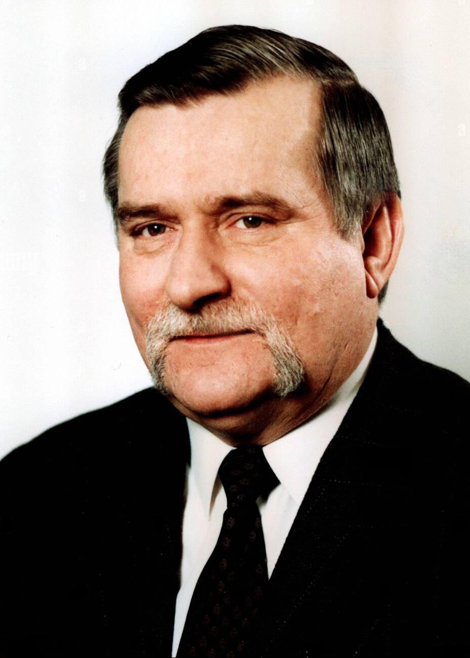 Lech Wałęsa, dessen Solidarność 1989 die Wahlen in Polen gewinnt