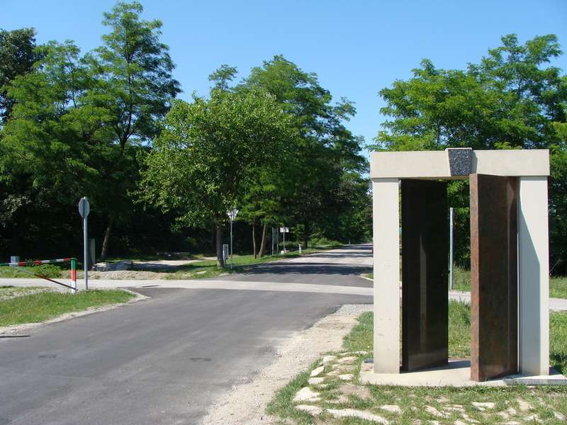 Gedenkstätte am Grenzübergang St. Margarethen/Sopronkőhida