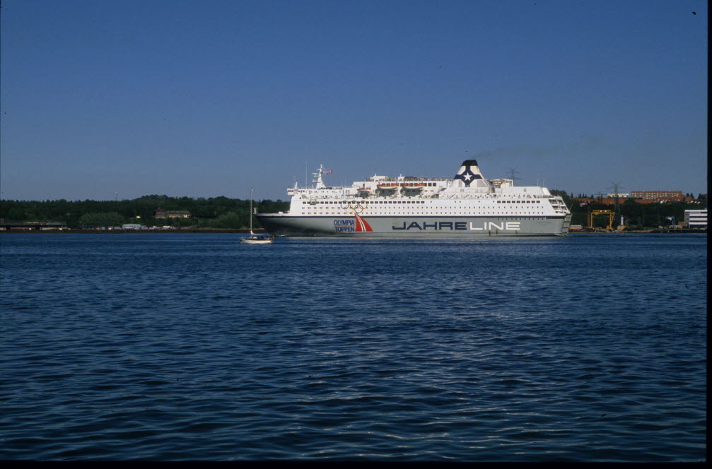 Die Fähre „Kronprins Harald“ in Kiel