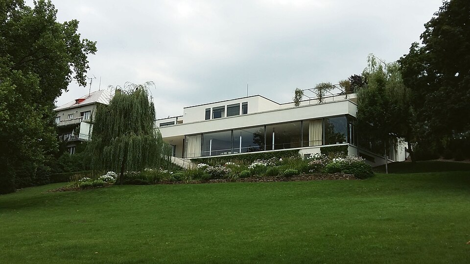 Die Villa Tugendhat in Brünn, Schauplatz der Einigung über die Teilung der Tschechoslowakei 1992 (heutige Aufnahme)