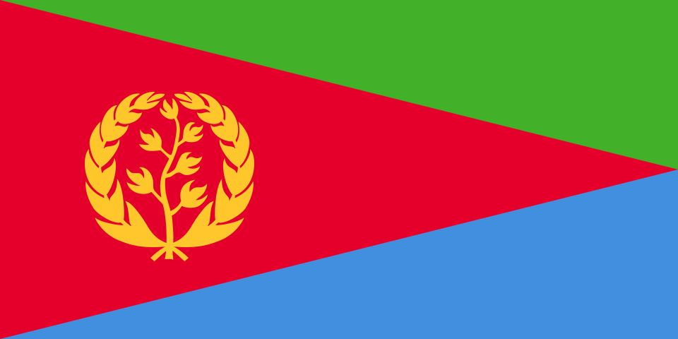 Die Flagge Eritreas, das 1993 seine Unabhängigkeit erklärt (Symbolbild)