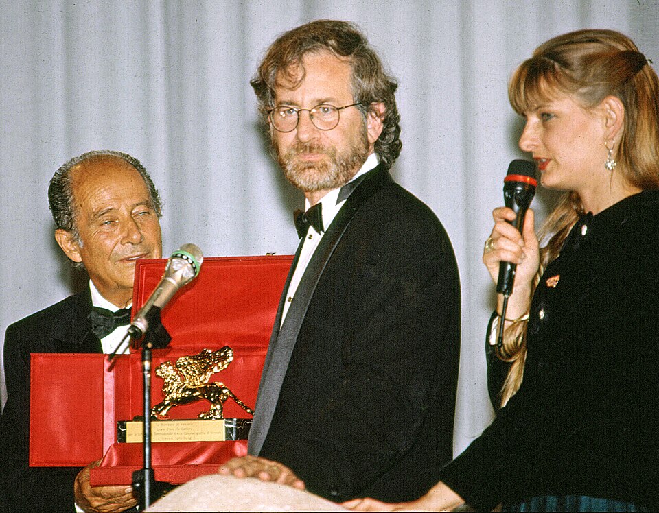 Steven Spielberg, Regisseur von „Jurassic Park", im September 1993