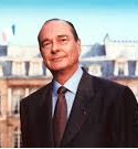 Offizielles Porträt von Jacques Chirac aus dem Jahr 1995