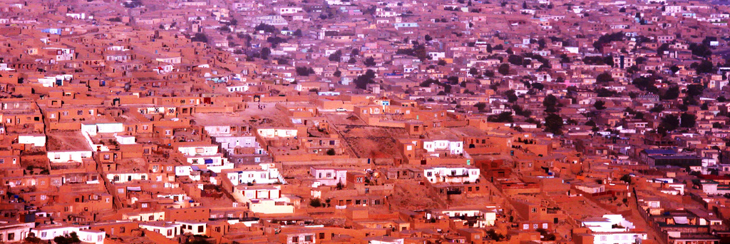 Die Skyline von Kabul — 1996 erobert von den Taliban
