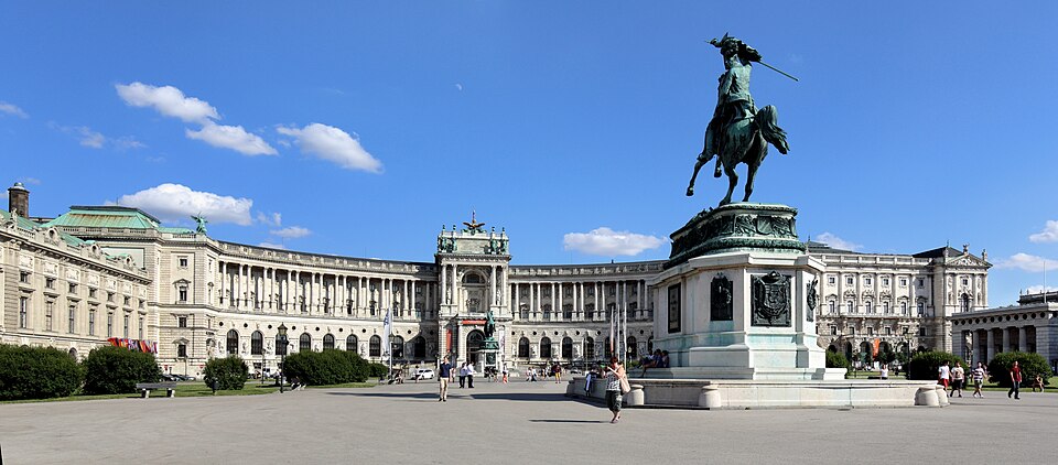 Die Wiener Hofburg – Symbolbild für die Stadt Wien, Schauplatz der Unterzeichnung 1996
