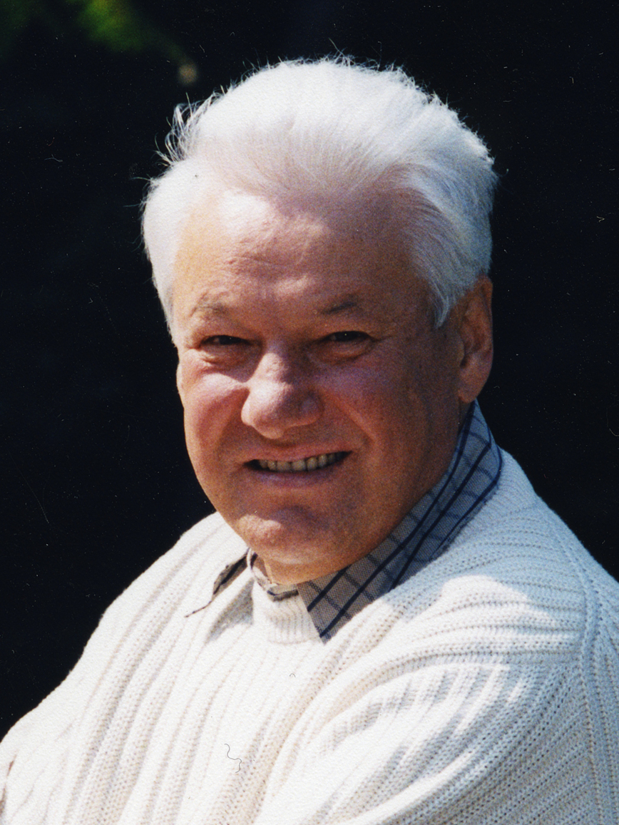 Boris Jelzin, 1996 als russischer Präsident wiedergewählt