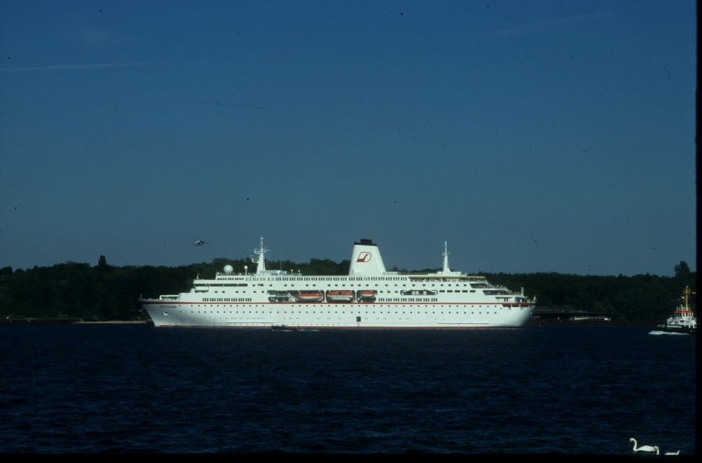 Das Kreuzfahrtschiff „Deutschland“
