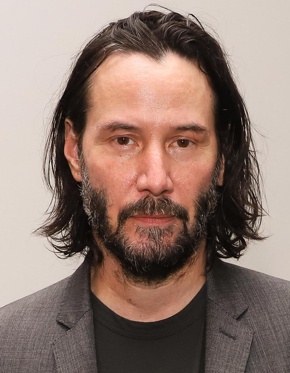 Schauspieler Keanu Reeves, der 1999 die Hauptrolle des Neo in „Matrix" spielt