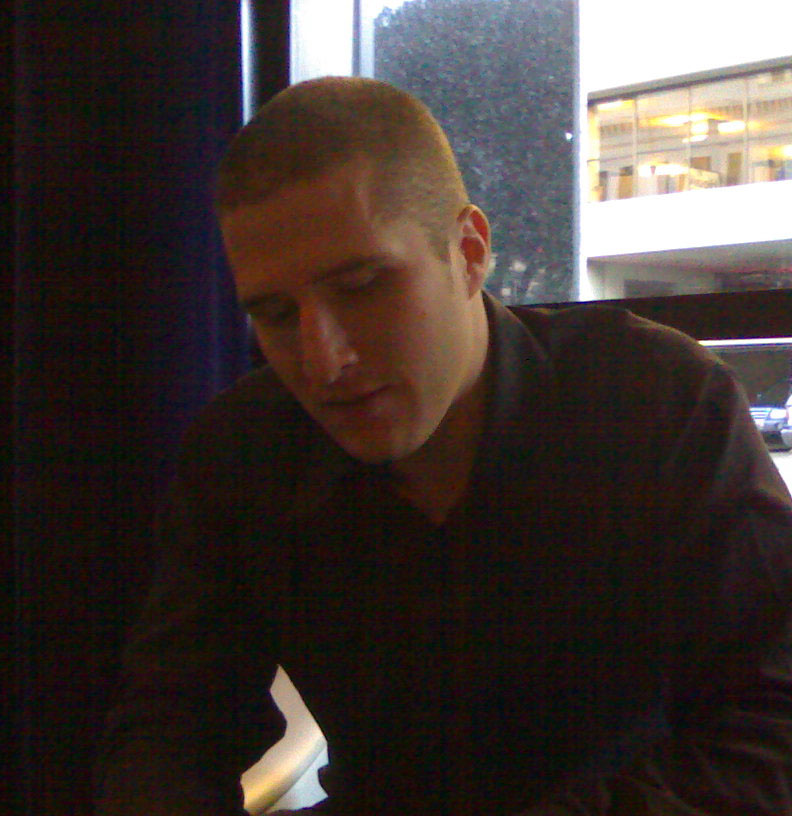 Napster-Gründer Shawn Fanning (mit Joi Ito)