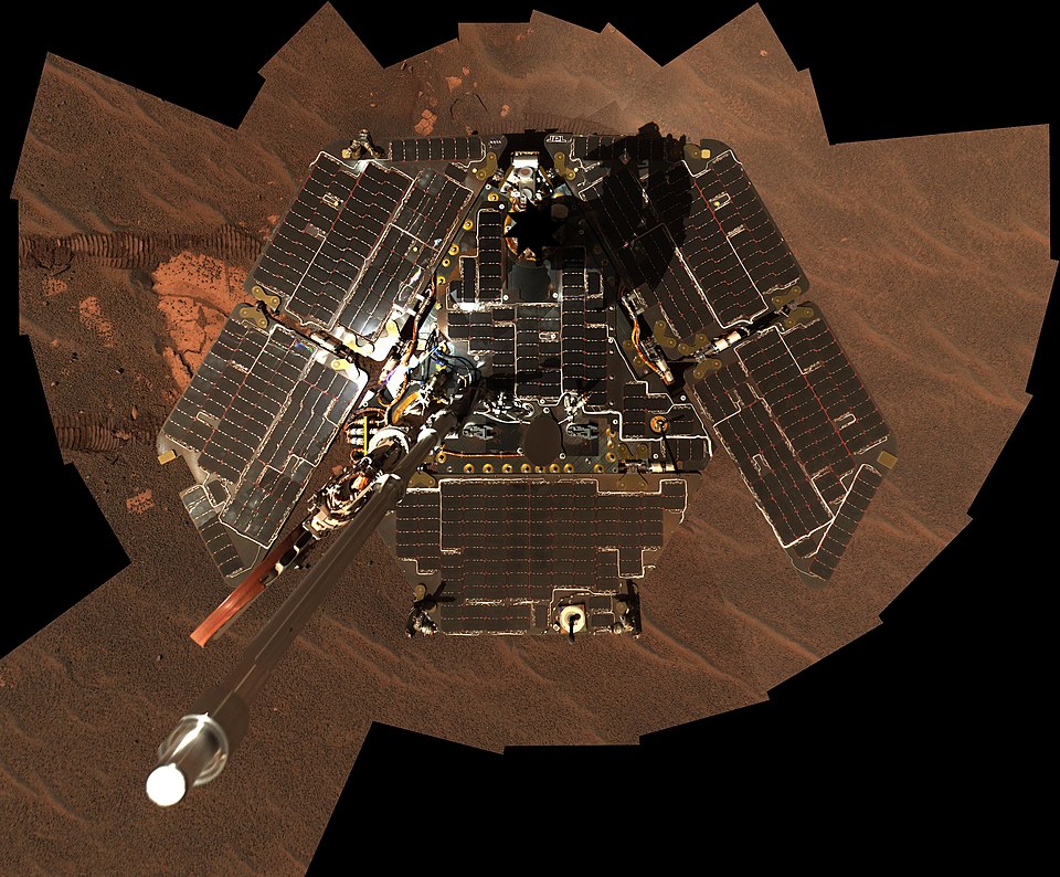 Der Mars-Rover Opportunity, Selbstporträt vom Dezember 2004