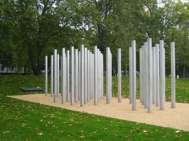 Das 7-July-Memorial im Hyde Park für die Opfer der Londoner Anschläge 2005