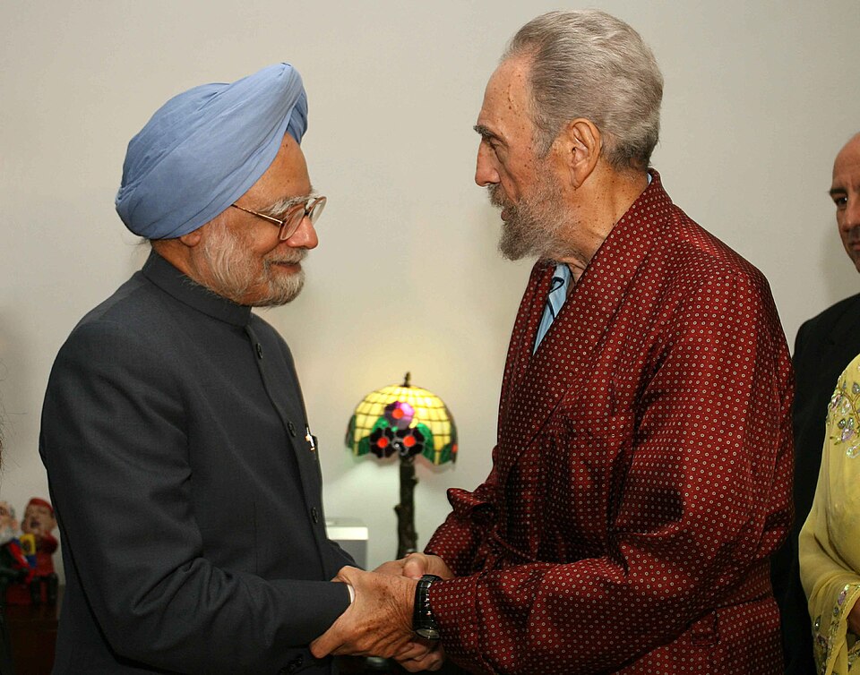 Fidel Castro (2006) kurz vor seinem Rückzug als Staatschef Kubas