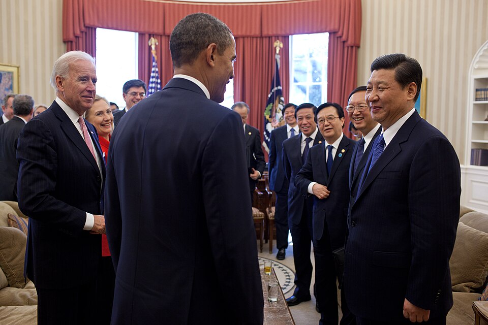 Xi Jinping (rechts) bei seinem Antrittsbesuch in Washington im Februar 2012