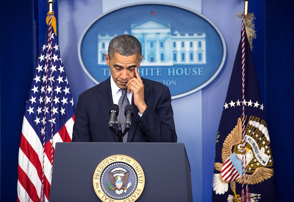 Präsident Obama gibt eine Erklärung zum Amoklauf von Sandy Hook ab
