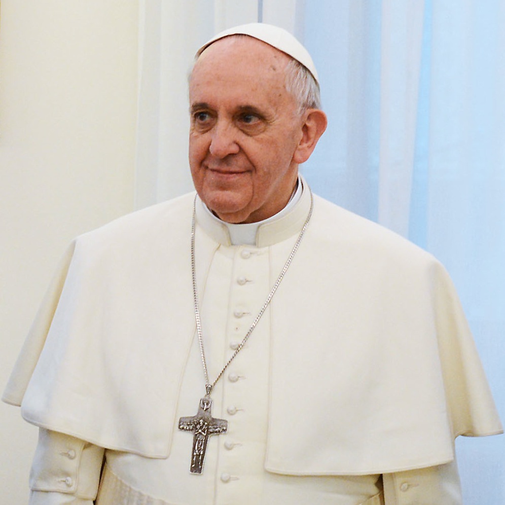 Papst Franziskus, 2013 zum Nachfolger Benedikts XVI. gewählt