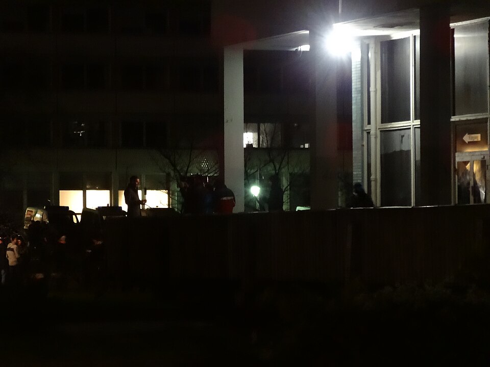 Teilnehmer einer Pegida-Demonstration in Dresden